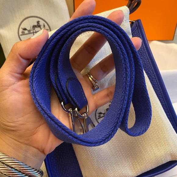 Box Fresh Hermes Evelyne tPM Blue Electrique - Picture 5 of 8